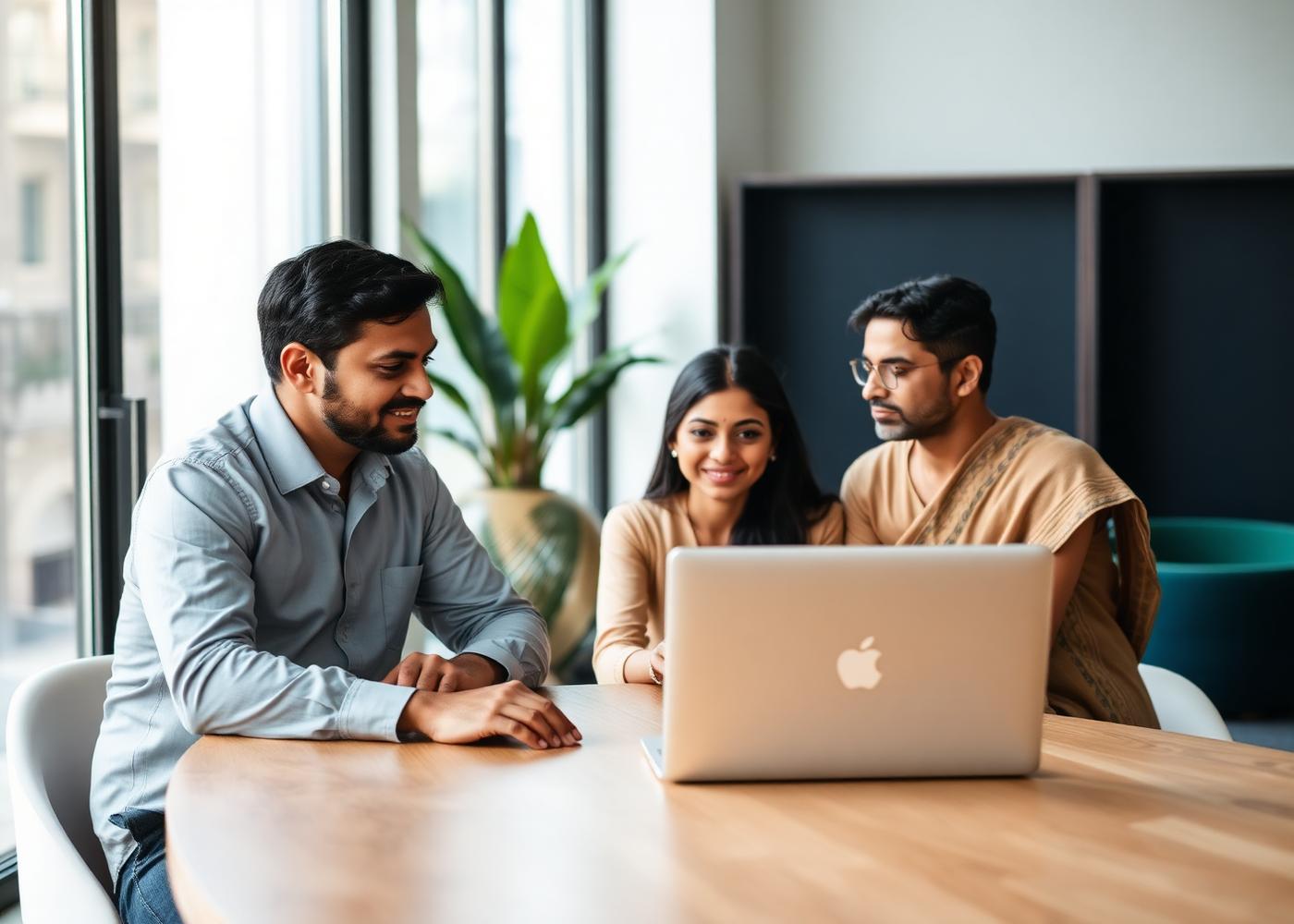 An advisor reviewing a plan with a couple